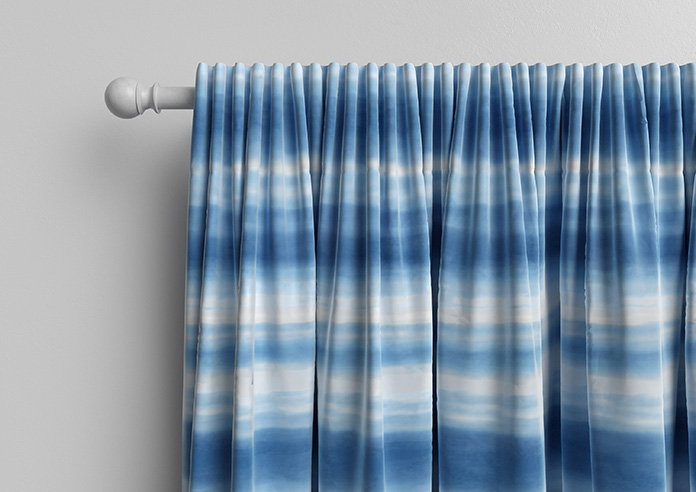 Ombre Velvet, Vivid Blue - Made to Measure Curtains - Image 10